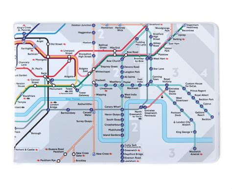 London Tube Map Travel Card Wallet London Tube Map London Tube