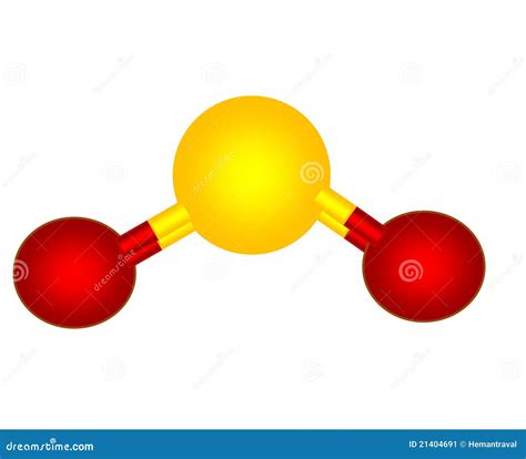 Estrutura Molecular De Dióxido De Enxôfre