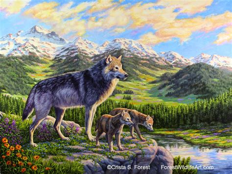 Wolf Paintings