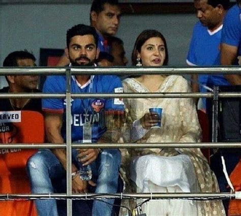 Lovebirds Anushka Virat Attended An Isl Match In Goa And Its Hard To