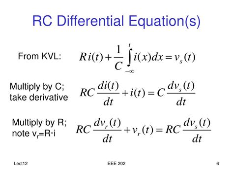 Ppt Differential Equation Solutions Of Transient Circuits Powerpoint