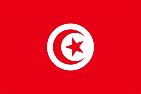 Drapeau De La Tunisie Drapeaux Du Pays Tunisie
