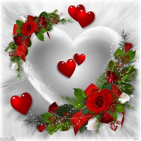 Hearts And Love Hearts And Roses I Love You Images Beautiful Rose