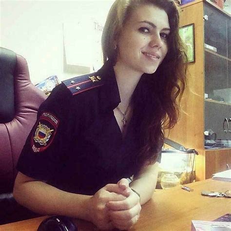 17 Beautiful Russian Policewomen Wearing Russian Ministry Of Internal Affairs Armbands Their