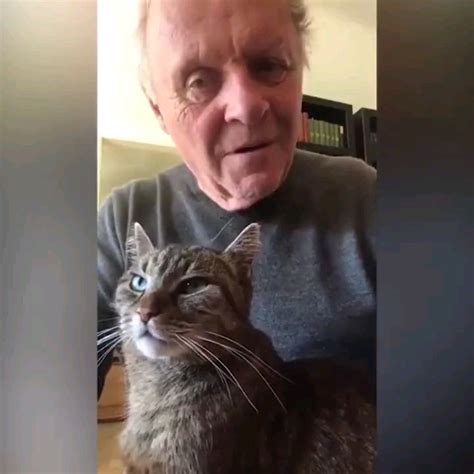 Anthony Hopkins Playing Piano With His Cat Rmademesmile