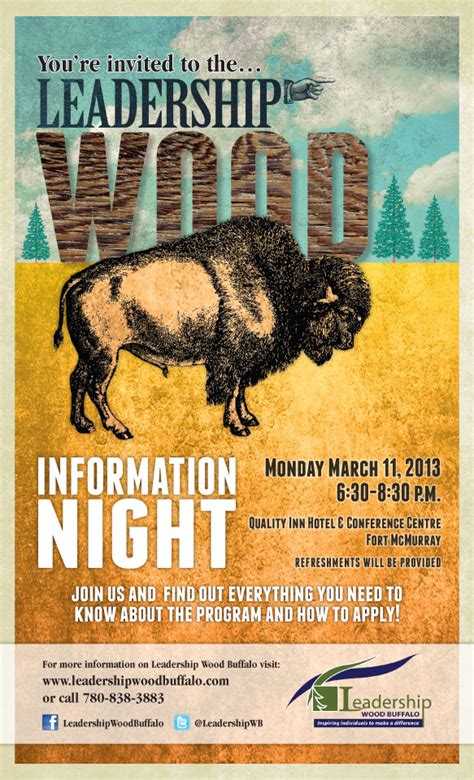 Wood Buffalo Culture Leadership Wood Buffalo Information Night 2013