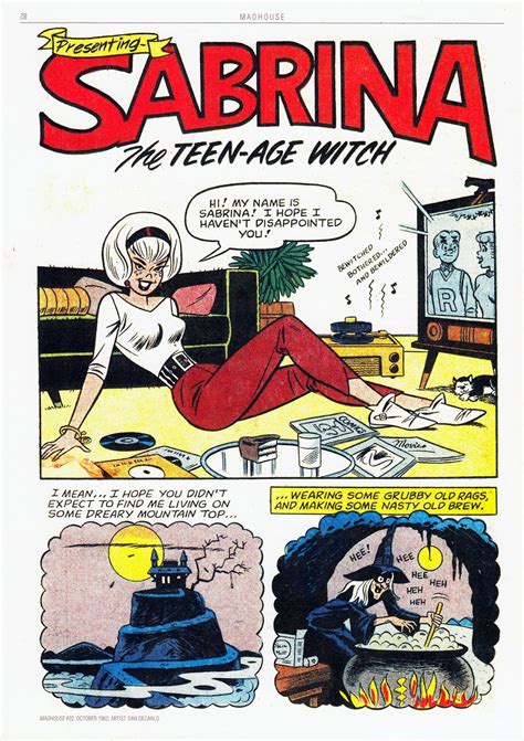 Mixed Up Monster Club Introducing Sabrina The Teen Age Witch From Archie S Mad House