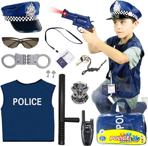 Police Costume For Kids Toodler Toys Police Badge Police