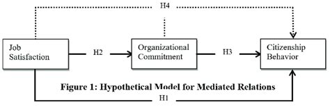 Hypothetical Model For Mediated Relations Download Scientific Diagram