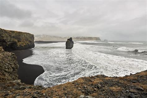 Icelandic Landscape Of Seashore Stock Image Image Of Daylight