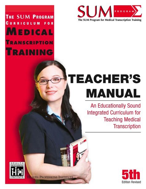 Medical Transcription Teachers Download Free Teachers Manual