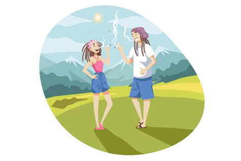 Couple Smoking Weed Illustrations Royalty Free Vector Graphics And Clip Art Istock