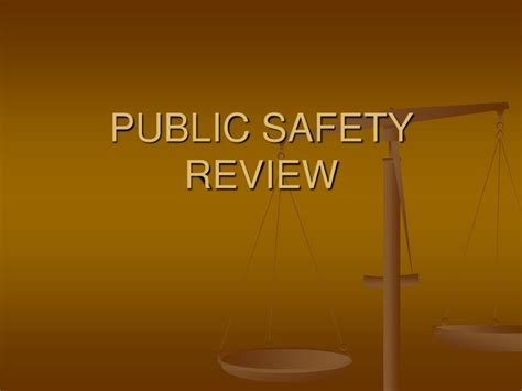 Ppt Public Safety Review Powerpoint Presentation Free Download Id