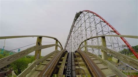 Thunderhawk Wooden Roller Coaster Pov 60 Fps Dorney Park Pa Youtube