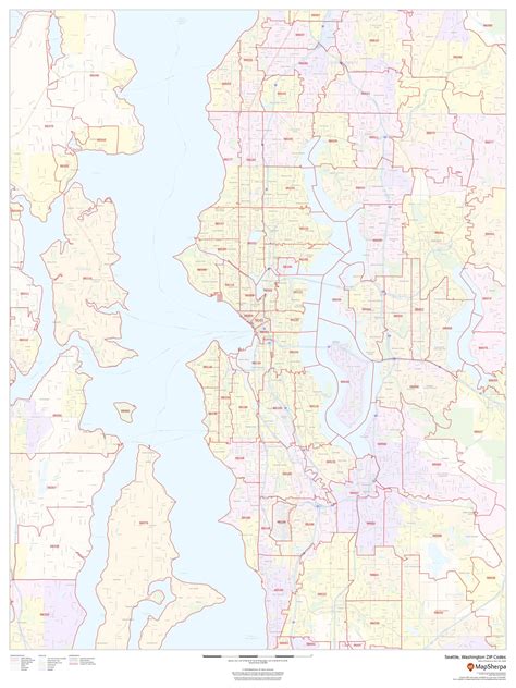 Zip Code Map Seattle Neighborhoods Gretal Gilbertine