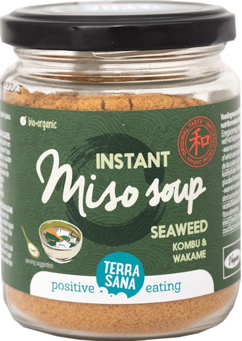 Instant Miso Soup Japanese Cuisine Miso Terrasana Positive Eating