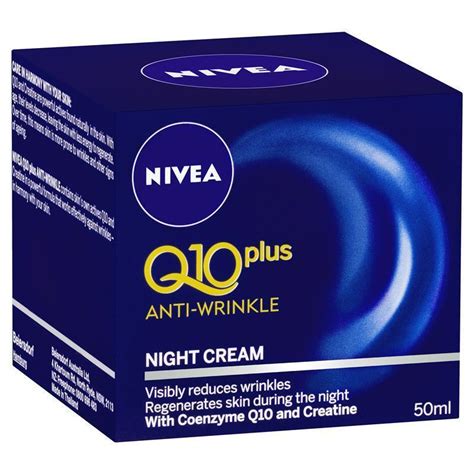Nivea Visage Anti Wrinkle Q10 Plus Repair Night Cream 50ml Chemist Warehouse