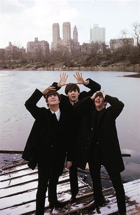 The Beatles In Central Park Ny 1964 Color