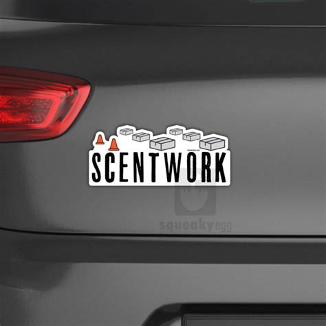 Scentwork Magnet Magnetic Car Decal The Squeaky Egg