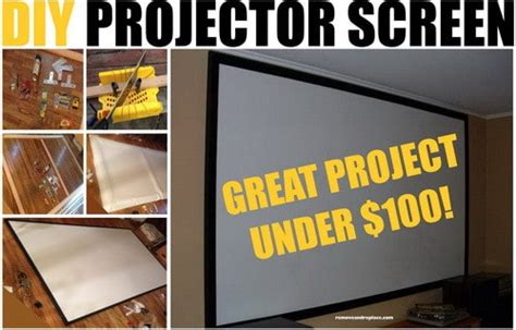 Choosing the best fabric for your diy project. DIY Projector Screen For Under $100 Dollars