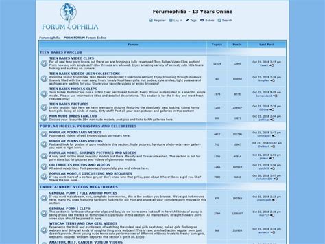 Forumophilia Forumophilia Porn Forums Snaggys Best Porn Sites