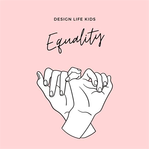 Equality Coloring Book Design Life Kids
