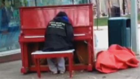homeless piano player goes viral cnn video