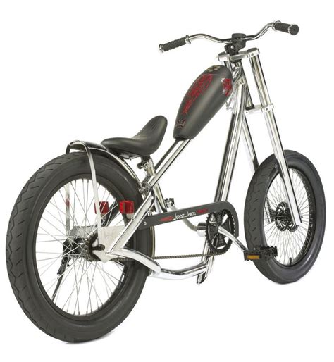 Silver And Black Chopper Bike Lowrider Bike Design