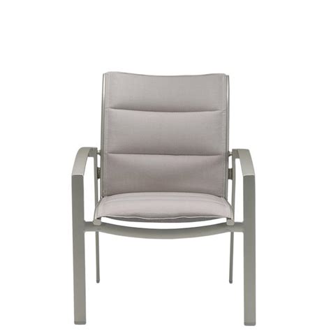 Tropitone Elance Padded Sling Dining Chair 461124ps Patio Furniture