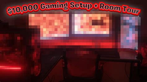 10000 Gaming Setup Room Tour 2021 Youtube