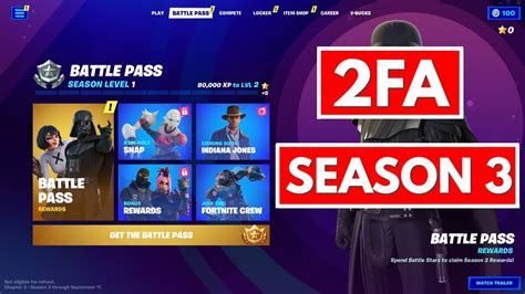 How To Enable 2fa On Fortnite Chapter 3 Season 3 Fortnite Two Factor