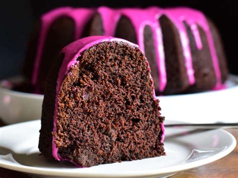 Chocolate Beet Cake With Beet Vanilla Glaze Recipe