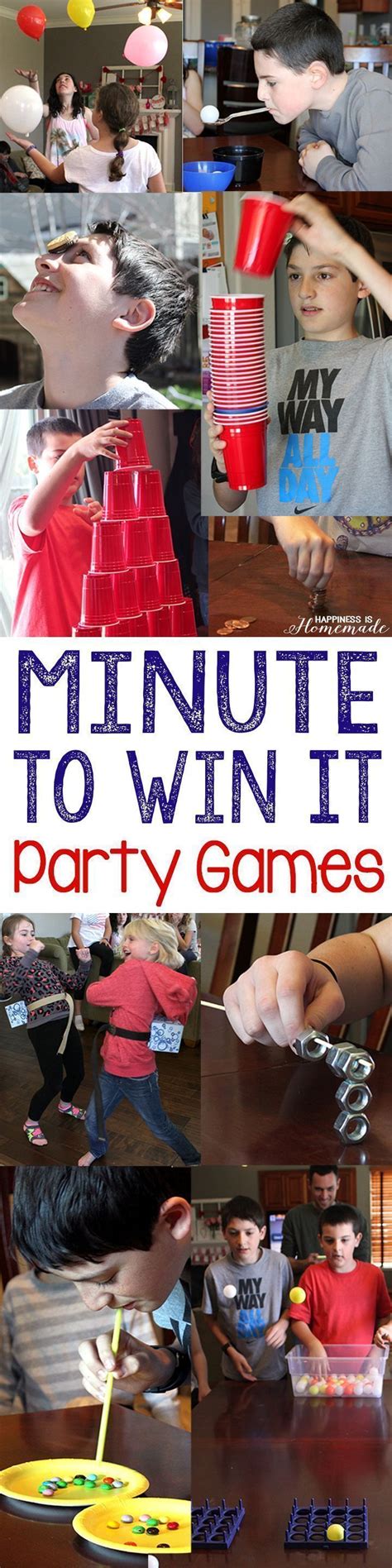 These Minute To Win It Games Were Perfect For All Ages We Had