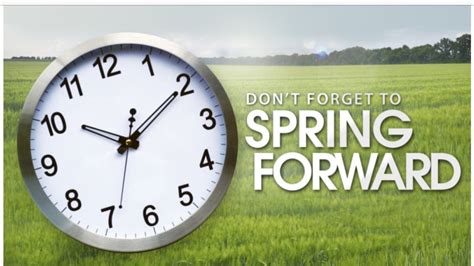 Clock Change Start Of British Summer Time Spring Forward Fall Back