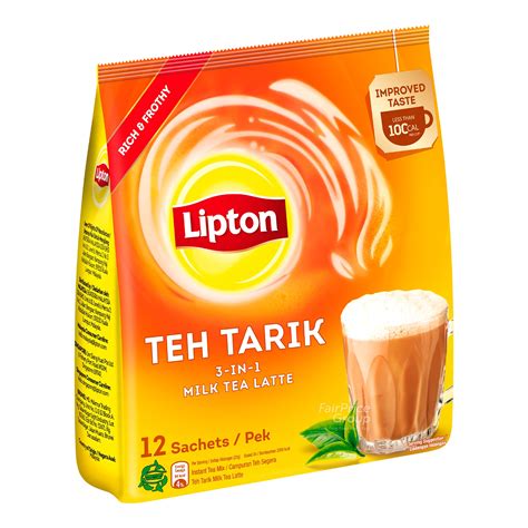Lipton 3 In 1 Instant Milk Tea Latte Teh Tarik Ntuc Fairprice