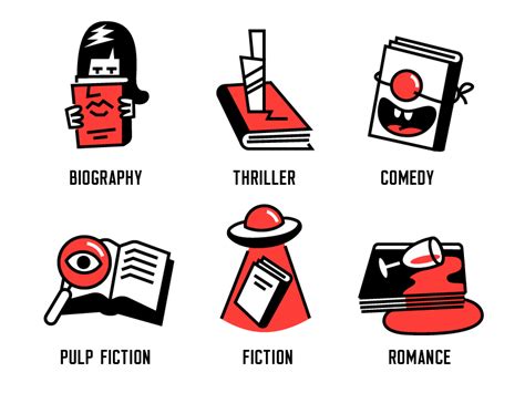 Literary Genres By Sergey Ershov On Dribbble