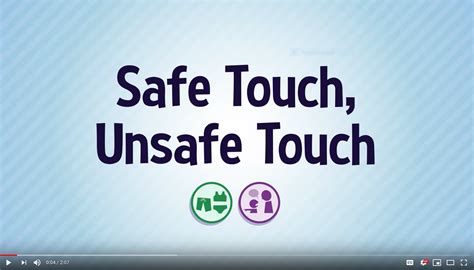 Safe Touch Unsafe Touch Wced Eportal