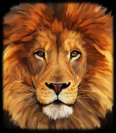 Lion Art Print By Ramil Ibatullin Lion Canvas Painting Lion Painting