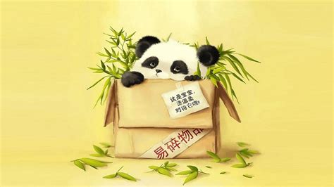 Cartoon Panda Wallpapers Wallpaper Cave