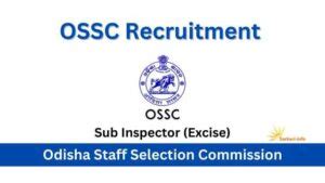 Odisha Police SI Excise Vacancy 2024 ओडश पलस एसआई एकसइज भरत