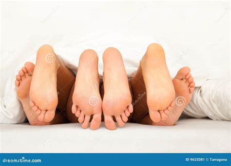 Threesome Feet Stock Image Image 9633081
