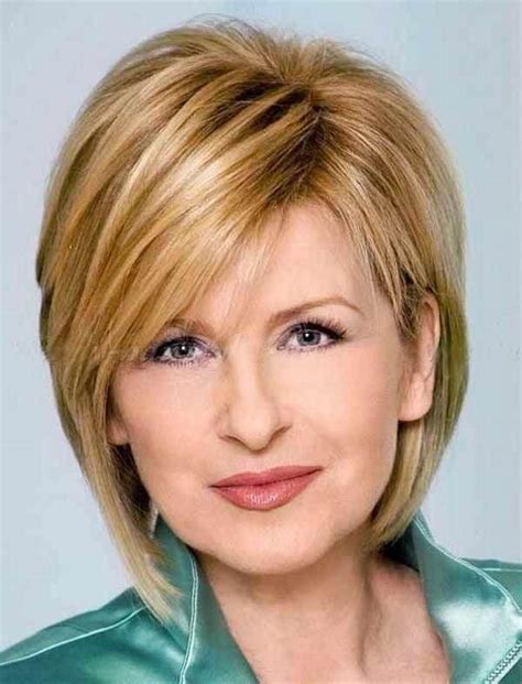 16 Trending Short Hairstyles For Women Over 50 With Round Faces