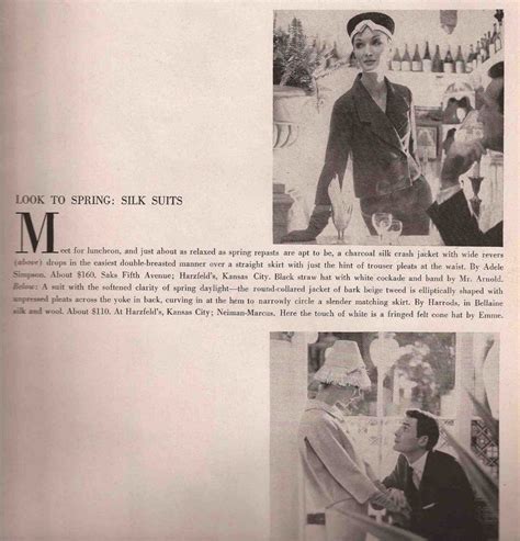 Lillian Bassman Fashion Editorial 1954