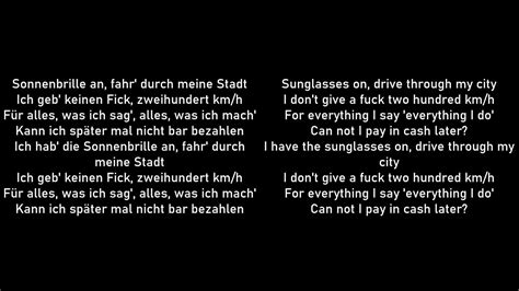 Apache 207 200 Kmh Prod By Stickle Lyrics Deutsch English Youtube