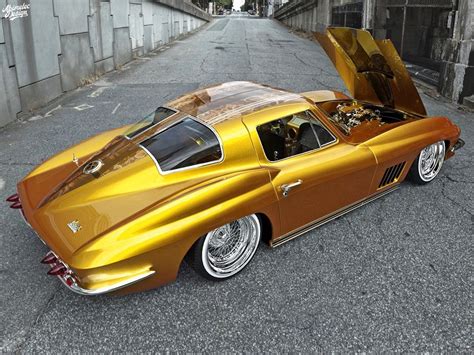 1963 Chevrolet Corvette Golden Glory Is Not Your Typical Lowrider