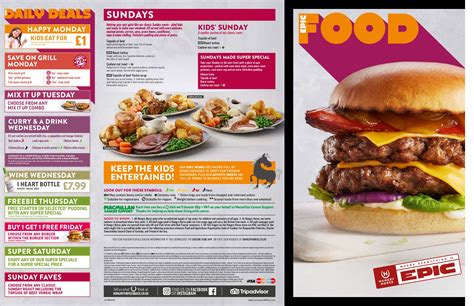 Wetherspoons – The Willow Tree Stowmarket's full menu online