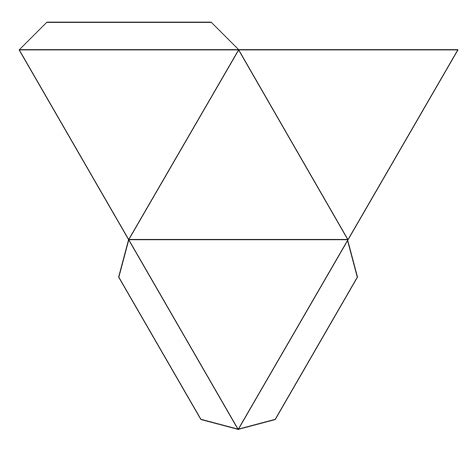 Треугольник Из Бумаги Шаблон 67 фото