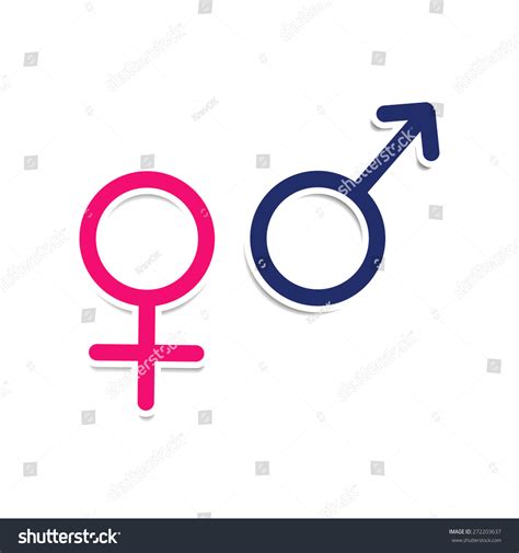 Vector Symbols Gender Male Female Mars Stock Vector Royalty Free