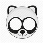 Mask Panda Kawaii Icon Bear Animal Pet