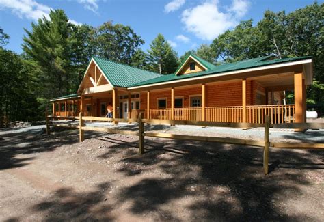 Campground Cabin Kits Huron Multipurpose Log Cabin